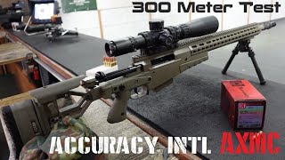 Accuracy International AXMC 308 win  Schusstest 300 Meter amp erste Eindrücke [upl. by Huskamp]