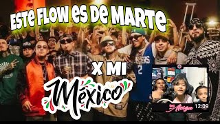 Por Mi Mexico Remix 🇲🇽  Lefty SM Santa Fe Klan Dharius CKan MC Davo amp Neto Peña Niña reacciona [upl. by Cud197]