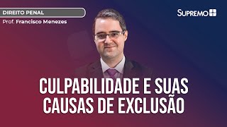 Culpabilidade e suas Causas de Exclusão  Prof Francisco Menezes [upl. by Kampmeier442]