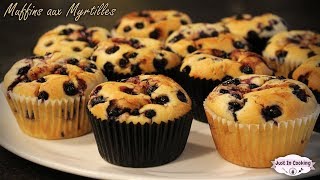 Recette de Muffins aux Myrtilles [upl. by Ariad902]