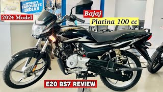 🔥Bajaj platina 100cc 2024 Model Details Review  Price Mileage Features  Platina 100 cc [upl. by Eniaral905]