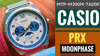 CASIO Moon Phase Watch indian version  MTPM300M7AVDF Enticer casio moonphase tissot prx [upl. by Adnamaa543]