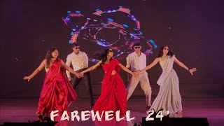 FAREWELL DANCE  TIP TIP  CHAMMAK CHALLO  SHIELA KI JAWANI  KALA CHASHMA  24KARATDANCE [upl. by Phillida]