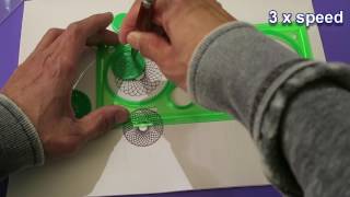 Spiral Ruler  Spirograph Art Tool [upl. by Eniale523]