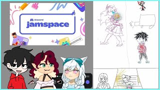 Discord Jamspace Whiteboard We Draw Our DnD Characters [upl. by Chico]