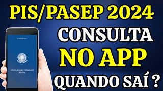 PISPASEP 2024 CONSULTA NO APP LIBERA EM BRVE [upl. by Etteluap]