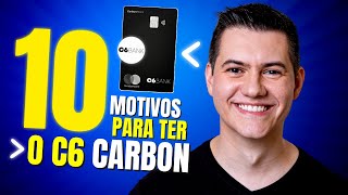 Cartão C6 Carbon vale a pena 10 motivos AGORA  Viagem com Pontos Tales Toledo [upl. by Fari342]