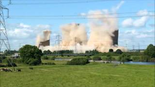 High Marnham Power Station Demolition [upl. by Ylrad]