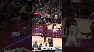 Jarrett Allen CLUTCH rejection Cleveland Cavaliers NBA Basketball Cavs NBA Basketball [upl. by Nnaycnan240]