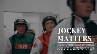 JOCKEY MATTERS Injury  Returning to Riding [upl. by Bannon500]