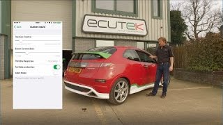 EcuTek ECU Connect and Bluetooth Vehicle Interface for the Honda Civic  Custom Features [upl. by Pilar]