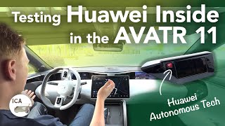 FSD Cant Do This In 🇨🇳  Huawei Inside Lets The AVATR 11 Drive Itself In Cities And On Highways [upl. by Einaffyt192]