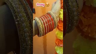 Meesho Ethnic Unboxing😱Red Bangles✨️shortsytshorts unboxing meeshobangles festival sale red [upl. by Starla]