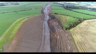 Drone footage  A77 Maybole Bypass [upl. by Sikata808]