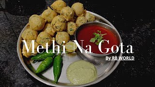 Methi Na Gotabhajiya Recipe Easy Methi Ke Pakore મેથીના ગોટા બજાર જેવા બનાવવાની સરળ રીત shorts [upl. by Eidoow]