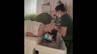 Aqua Luxe Therapy The pure water facials headmassage scalp asmrvideo [upl. by Sakhuja734]