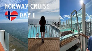 NORWAY CRUISE VLOG DAY 1 EXPLORING THE SHIP  THEATRE PERFORMANCES  PampO IONA SHIP [upl. by Lebatsirhc]