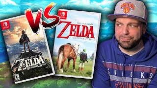 Ocarina Of Time VS Breath Of The Wild  Whats The BETTER Zelda [upl. by Auoz423]