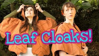 How To Make A DIY Fairytale Leaf Shaped Cloak Or Cape  Damsels In DIY Costume Tutorials [upl. by Aurora]