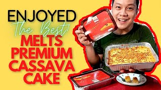 Munching in Melts Premium Cassava Cake  JoyoftheWorld Food [upl. by Ennairda353]