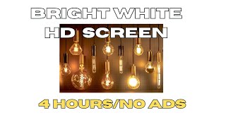 4 Hours of ADFree HD Bright White Screen  Instant Light for Any Device [upl. by Mali]