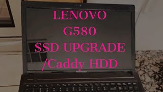 SSD upgrade into Lenovo G580G480  10 years old Lenovo Laptop  Caddy 127mm ssd crucial lenovo [upl. by Laeynad91]