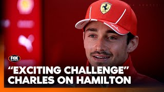 Leclerc surprised on Hamilton call  Gives hope to all Ferrari fans 🐎  Aus GP  Fox Sports [upl. by Fowkes858]