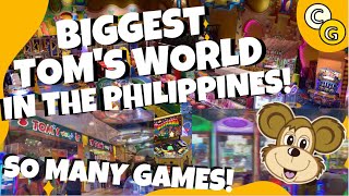 BIGGEST TOMS WORLD ARCADE CLAW MACHINE IN THE PHILIPPINES  Claw Gamer [upl. by Sanson798]