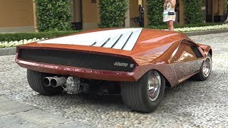 1970 Lancia Stratos HF Zero Concept  Start Up Sound Driving Overview amp More [upl. by Llertnom881]