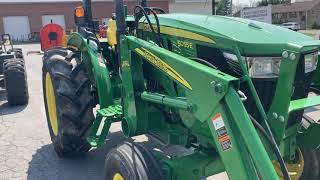 John Deere 5055E Model Utility Tractor  29 L 3 Cyl  55 HP Powertech Turbocharged Diesel Engine [upl. by Soloman70]