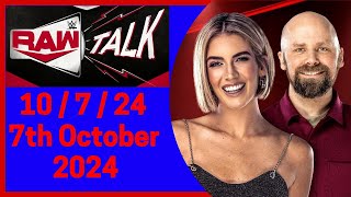 WWE Raw Talk Highlights Unforgettable Showdowns amp Shocking Revelations 10724 [upl. by Meela852]