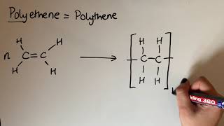 Alkenes  addition polymerisation [upl. by Nileak]