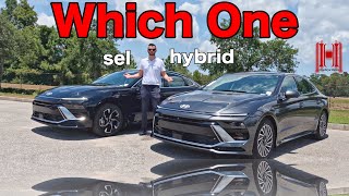 2024 Hyundai Sonata Hybrid vs Hyundai Sonata  Full Review and Experience [upl. by Josiah]