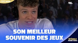 Natation  Le meilleur souvenir de Léon Marchand aux JO 2024 est [upl. by Edyak648]