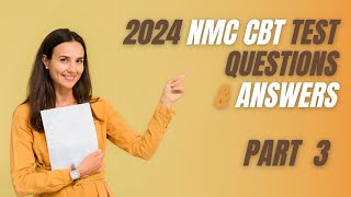 2024 NMC CBT PART3 Mock Test Nursing 5175 for UK amp Ireland Sample Questions and Answers [upl. by Evelinn701]