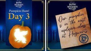 Hogwarts Mystery Pumpkin Hunt Day 3 [upl. by Gibert]