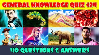 General Knowledge Trivia Quiz Part 24 [upl. by Patrick]