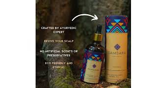 samsara organic Scalp Revitalizing Herbal Oil [upl. by Attenweiler]