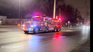 Pottersville Volunteer Fire Company Tender 63 Responding 12424 [upl. by Huttan338]