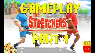 The Stretchers gameplay for Nintendo Switch  Walkthrough part 1 [upl. by Irrej]