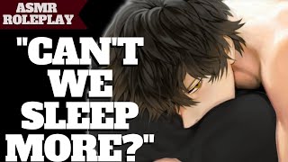 Grumpy Boyfriend Wants You To Sleep With Him ASMR BOYFRIEND ROLEPLAY WHISPER BREATHING M4F [upl. by Leisha]