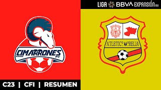 ¡Todo se Define en Morelia  Resumen  Cimarrones vs A Morelia  4tos De Final Ida  Clausura 2023 [upl. by Heather435]