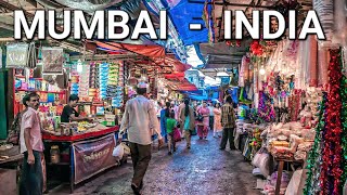 Exploring the Vibrant Sights and Sounds of Dadar Market in Mumbai India  4K HDR Walking Tour [upl. by Dove]