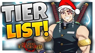 SLAYERS UNLEASHED TIER LIST [upl. by Iohk308]