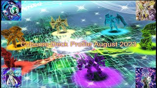 Cyberse Deck Profile and Test Hand August 2023 Timestamps in Description [upl. by Gosser]