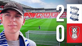 STANSFIELD STRIKES AGAIN BCFC VS ROTHERAM UNITED AWAY DAY VLOG [upl. by Brigid104]