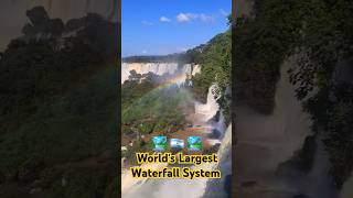 Worlds Largest Waterfall System  Iguazu Falls in Argentina South America [upl. by Emmi]