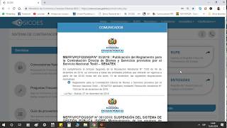 CONSEGUIR TRABAJO EN BOLIVIA CON SISTEMA DE CONTRATACIONES ESTATALES SICOES 2020 [upl. by Joashus]