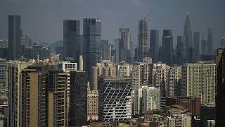 Shenzhen 24h Timelapse on 13102024 4K 70mm Zoom [upl. by Ahsa94]