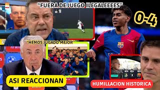 💥 EL BARÇA DE FLICK HUMILLA al MADRID y ASI REACCIONAN RONCERO y EDU AGUIRRE HUNDIDOS COMPLETAMENTE [upl. by Ardnasac]